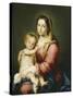 The Virgin and Child-Bartolome Esteban Murillo-Stretched Canvas