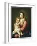 The Virgin and Child-Bartolomé Estéban Murillo-Framed Giclee Print