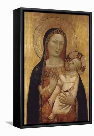 The Virgin and Child-Bernardo Daddi-Framed Stretched Canvas