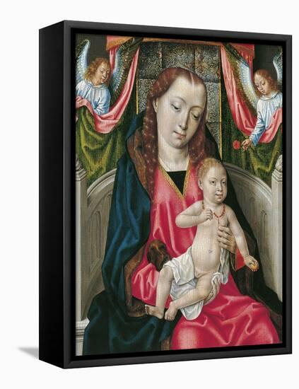 The Virgin and Child-null-Framed Stretched Canvas