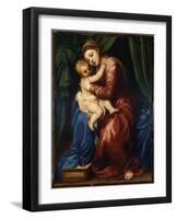 The Virgin and Child-Titian (Tiziano Vecelli)-Framed Giclee Print