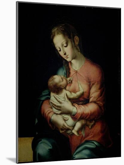 The Virgin and Child-Luis De Morales-Mounted Giclee Print