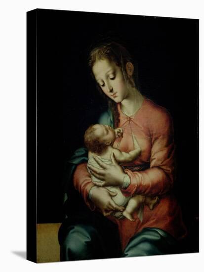 The Virgin and Child-Luis De Morales-Stretched Canvas