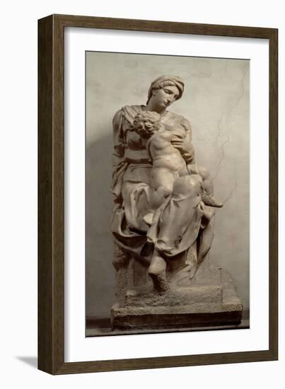 The Virgin and Child-Michelangelo Buonarroti-Framed Giclee Print