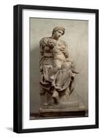 The Virgin and Child-Michelangelo Buonarroti-Framed Giclee Print