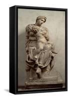 The Virgin and Child-Michelangelo Buonarroti-Framed Stretched Canvas