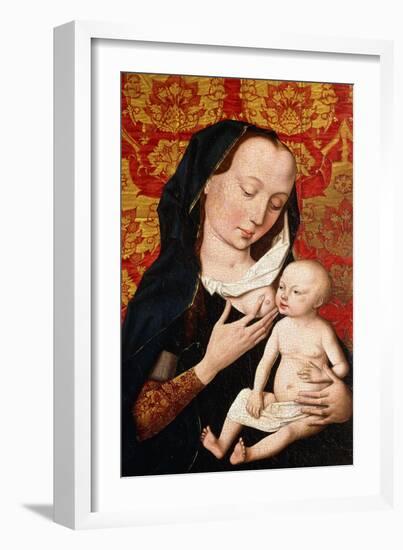 The Virgin and Child-Dirck Bouts-Framed Giclee Print