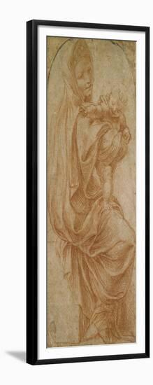 The Virgin and Child-Lodovico Carracci-Framed Giclee Print