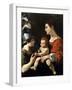 The Virgin and the Child with St. Michael-Rutilio Manetti-Framed Giclee Print