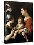 The Virgin and the Child with St. Michael-Rutilio Manetti-Stretched Canvas