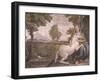 The Virgin and the Unicorn-Domenico Zampieri-Framed Art Print
