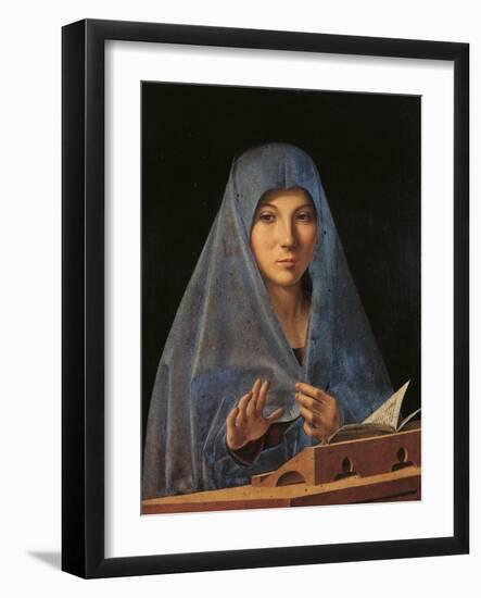 The Virgin Annunciate-Antonello da Messina-Framed Premium Giclee Print