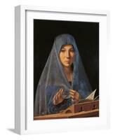 The Virgin Annunciate-Antonello da Messina-Framed Premium Giclee Print