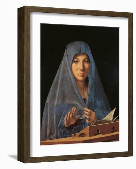 The Virgin Annunciate-Antonello da Messina-Framed Giclee Print