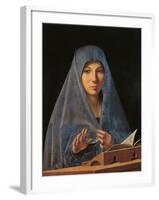 The Virgin Annunciate-Antonello da Messina-Framed Giclee Print