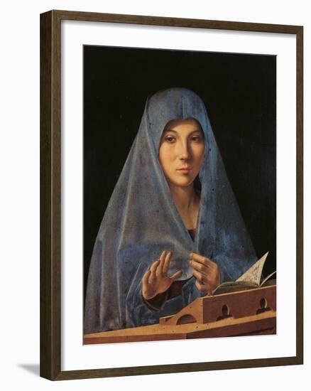 The Virgin Annunciate-Antonello da Messina-Framed Giclee Print