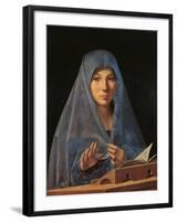 The Virgin Annunciate-Antonello da Messina-Framed Giclee Print