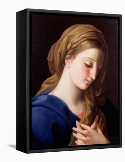 The Virgin Annunciate-Pompeo Batoni-Framed Stretched Canvas