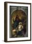 The Virgin Appearing to Saint John of Nepomuk, 1754-Giambattista Tiepolo-Framed Giclee Print