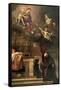 The Virgin Appearing to St. Louis of Toulouse-Carlo Dolci-Framed Stretched Canvas