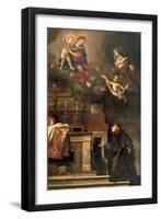 The Virgin Appearing to St. Louis of Toulouse-Carlo Dolci-Framed Giclee Print