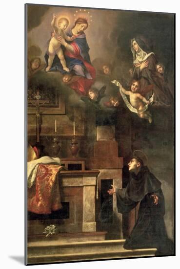 The Virgin Appearing to St. Louis of Toulouse-Carlo Dolci-Mounted Giclee Print