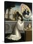 The Virgin Appears to Saint Bernard, 1540-1545-Juan Correa de Vivar-Stretched Canvas