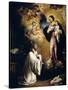 The Virgin Appears to Saint Bernard, Ca. 1655-Bartolome Esteban Murillo-Stretched Canvas