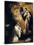 The Virgin Appears to Saint Bernard, Ca. 1655-Bartolome Esteban Murillo-Stretched Canvas