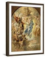 The Virgin as the Woman of the Apocalypse-Peter Paul Rubens-Framed Art Print