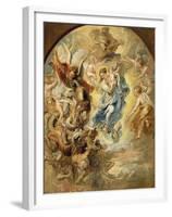 The Virgin as the Woman of the Apocalypse-Peter Paul Rubens-Framed Art Print