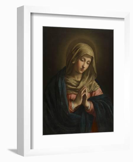 The Virgin at Prayer by Il Sassoferrato-Il Sassoferrato-Framed Giclee Print
