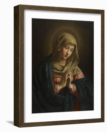 The Virgin at Prayer by Il Sassoferrato-Il Sassoferrato-Framed Giclee Print