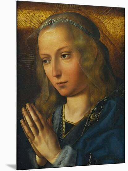 The Virgin at Prayer-Quentin Massys-Mounted Giclee Print