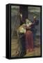 The Virgin at the Foot of the Cross-Jean Joseph Weerts-Framed Stretched Canvas