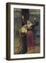 The Virgin at the Foot of the Cross-Jean Joseph Weerts-Framed Giclee Print