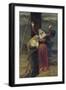 The Virgin at the Foot of the Cross-Jean Joseph Weerts-Framed Giclee Print