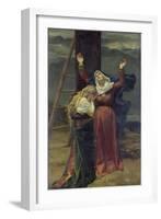 The Virgin at the Foot of the Cross-Jean Joseph Weerts-Framed Giclee Print