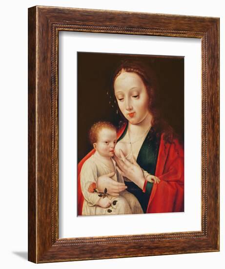 The Virgin Breastfeeding the Infant Christ-Joos Van Cleve-Framed Giclee Print