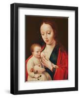 The Virgin Breastfeeding the Infant Christ-Joos Van Cleve-Framed Giclee Print