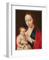 The Virgin Breastfeeding the Infant Christ-Joos Van Cleve-Framed Giclee Print