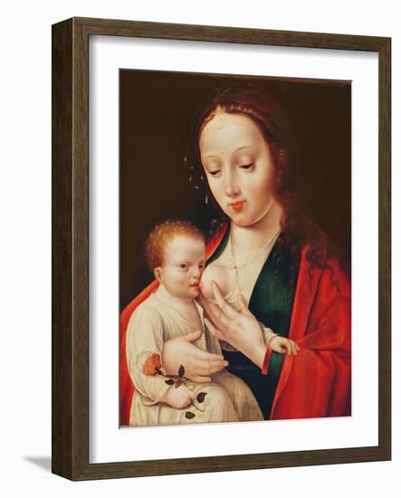 The Virgin Breastfeeding the Infant Christ-Joos Van Cleve-Framed Giclee Print