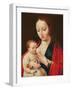 The Virgin Breastfeeding the Infant Christ-Joos Van Cleve-Framed Giclee Print