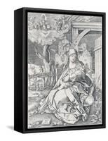 The Virgin by the Gate, 1522-Albrecht Dürer-Framed Stretched Canvas