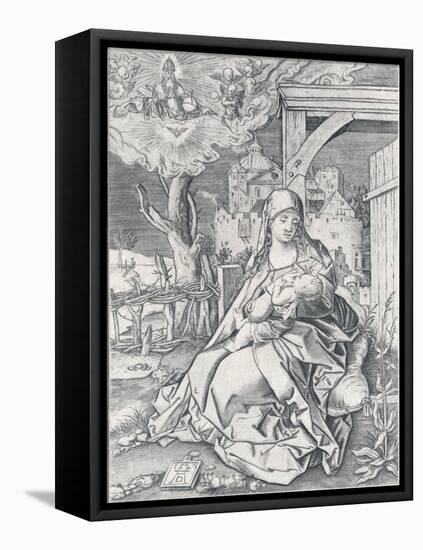 The Virgin by the Gate, 1522-Albrecht Dürer-Framed Stretched Canvas