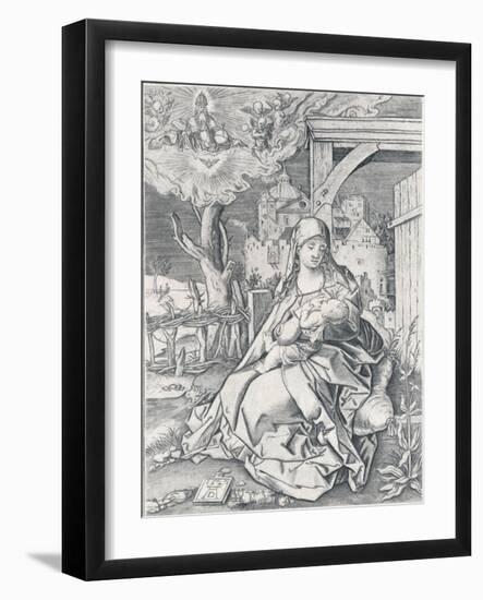 The Virgin by the Gate, 1522-Albrecht Dürer-Framed Giclee Print