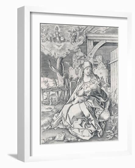 The Virgin by the Gate, 1522-Albrecht Dürer-Framed Giclee Print