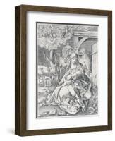 The Virgin by the Gate, 1522-Albrecht Dürer-Framed Giclee Print