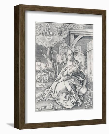 The Virgin by the Gate, 1522-Albrecht Dürer-Framed Giclee Print