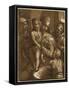 The Virgin, Child, and Saints-null-Framed Stretched Canvas